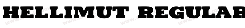Hellimut Regular字体转换